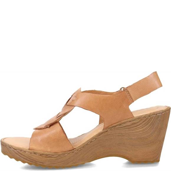 NEW BORN women's nina wedge sandals in natural - Picture 6 of 7